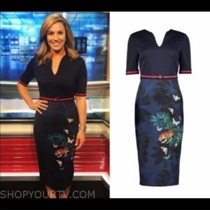 Ted Baker
Women's Blue Yalila Houdini Sheath Dress